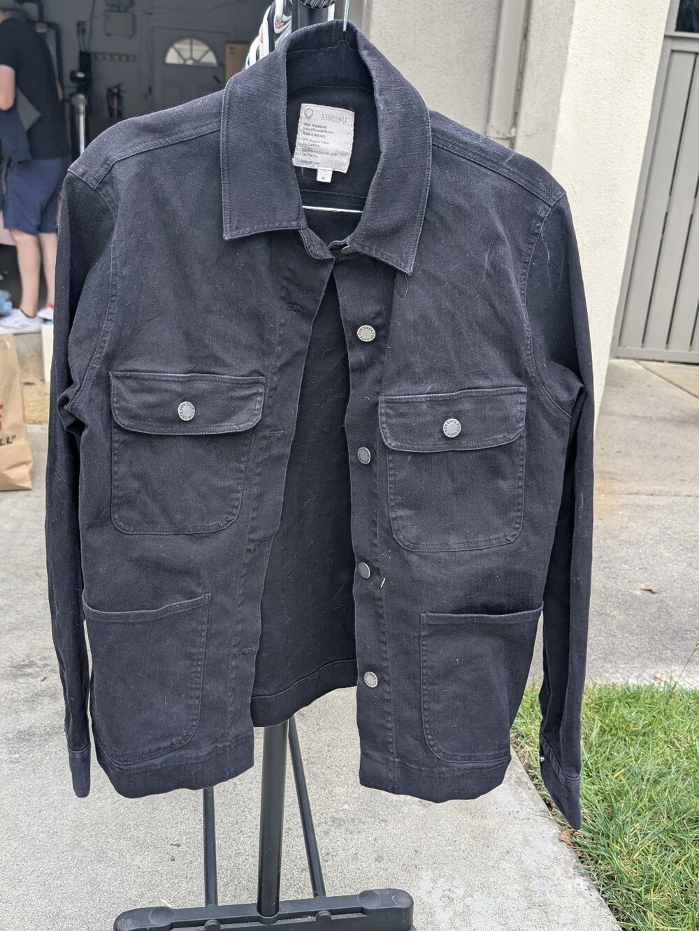 Women's Black Jean Jacket - Classic Utility Style
